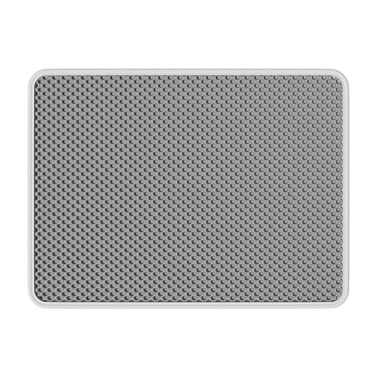 Double Layer EVA Cat Litter Mat with Solid Pattern Prevents Litter Filtering Spills Keeps Pet'S Environment Clean