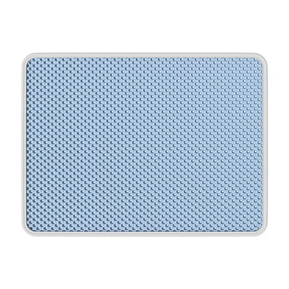 Double Layer EVA Cat Litter Mat with Solid Pattern Prevents Litter Filtering Spills Keeps Pet'S Environment Clean